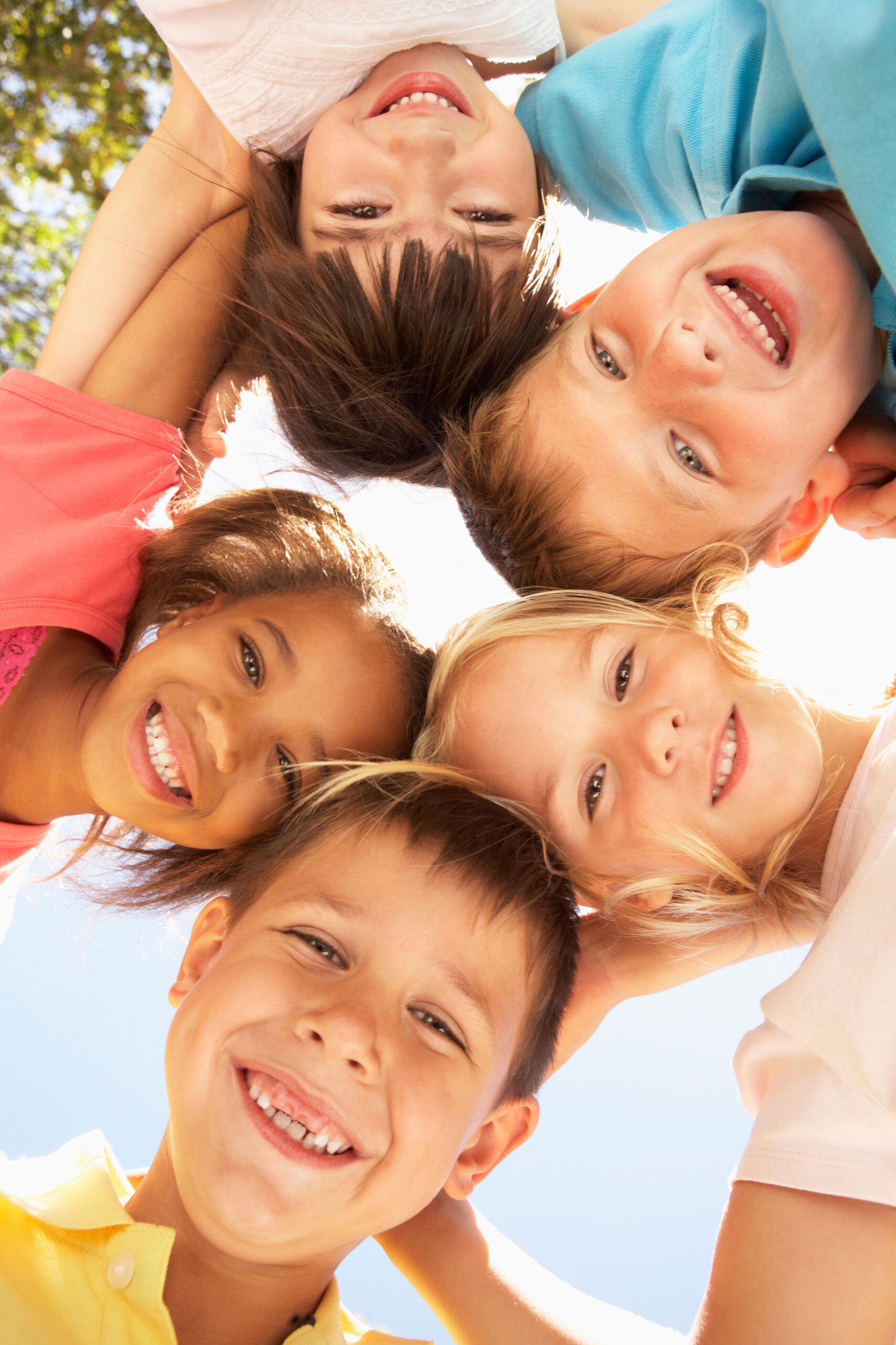 Victoria & Marlon Van Buren Smiling group of kids